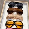 2026 Nouvelles Lunettes de Soleil Pilote Surdimensionnées Vintage Montures Rétro Œil de Grenouille Protection UV400 Lunettes Lunettes de Soleil Unisexes Tendance Été