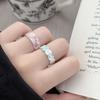 Flower Shadow Shaking Wind Sweet And Gentle Camellia Flower Color Light Luxury Ring Femininity Fashion National Style Niche Ring Tide