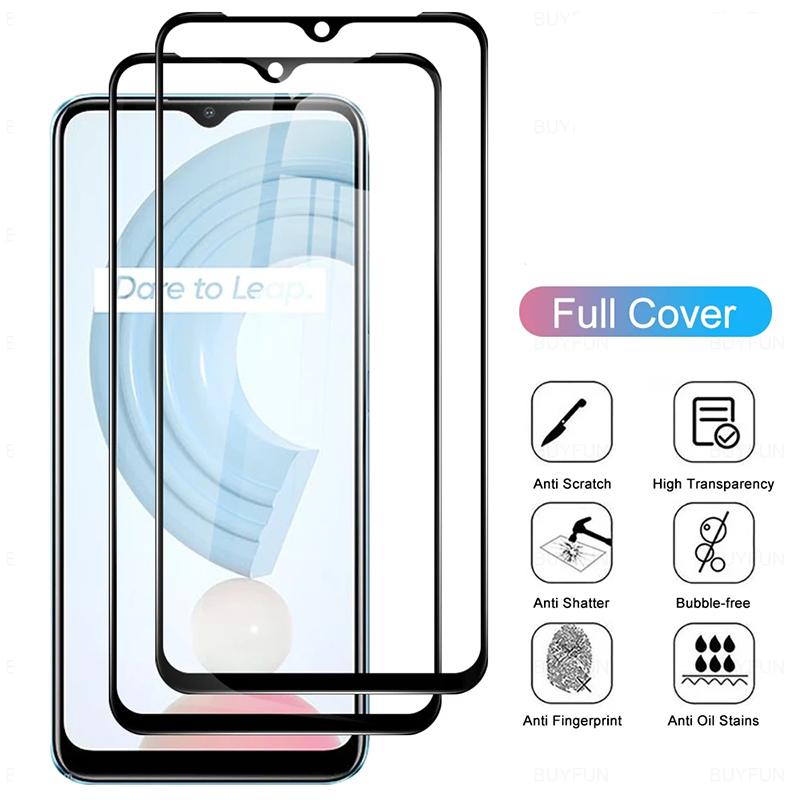 

1ШТ Realme C21 Стекло Закаленные очки для Realm Realme C21 C21Y C11 C11 2021 Защитное стекло Пленка для защитных пленок для экрана