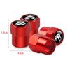 New Aluminium Car Badge Wheel Tire Air Valve Caps (4PCS): Stem Covers Tailored Car Accessories for Citroen C1/C2/C3/C4 Grand