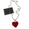 Gothic Punk Hip Hop Cross Necklace - Y2K Red Heart Thorn Chain Personalized Trendy Accessories