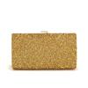 Rhinestones Fashion Evening Bags One Side Bling Silver Color Metal Chain Clutch Wedding Luxury Prom Dinner Handbags