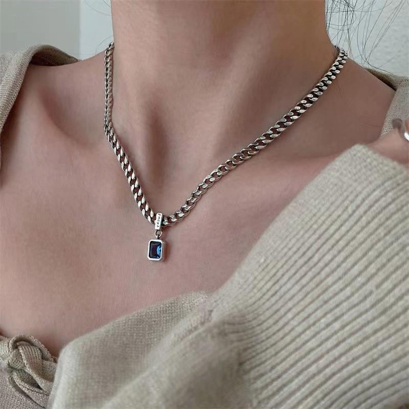 Korean Style Retro Pearl Necklace: Women's Multi-Layer Asymmetrical Clavicle Chain with OT Buckle