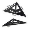 Adjustable Aluminum Alloy Right Angle Triangle Ruler for Woodworking
