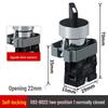 XB2-BD21 BD25 BD33 Two/Three-Speed Selector Switch, Short/Long Handle, 22mm
