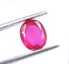 5.35 Carat Friday Big Offer Certified Red Ruby Burma Oval Shape Loose Gemstone SN312