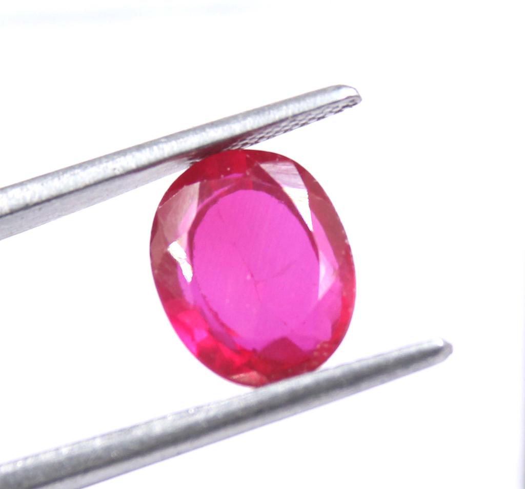 5.35 Carat Friday Big Offer Certified Red Ruby Burma Oval Shape Loose Gemstone SN312