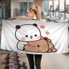 1 Stück Bubu Und Dudu Niedliches Cartoon Anime Strand Schwimmtuch Weiches Saugfähiges Waschlappen Kindergeschenke Für Kinder Reise Camping Fitnessstudio