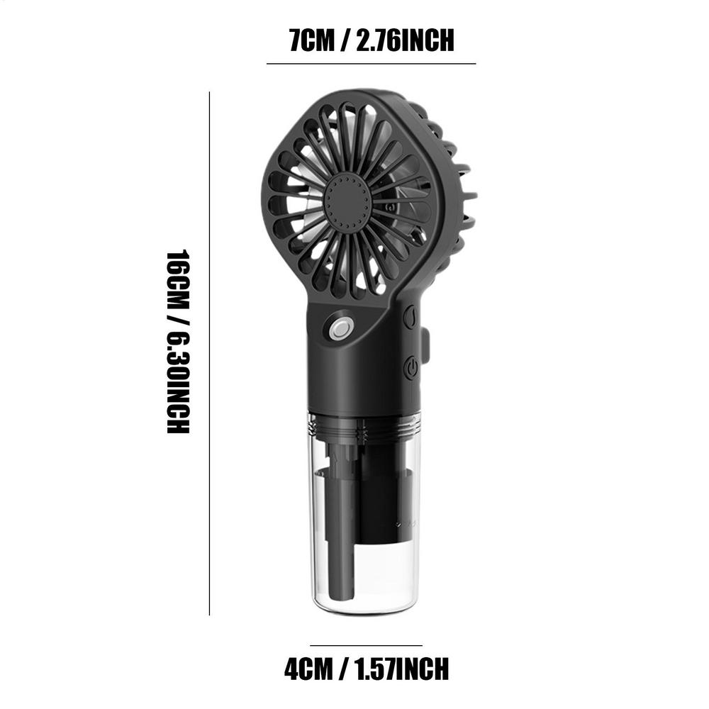 Mini Humidifier Fan Portable Handheld Mist Fan USB Rechargeable Outdoor Hand Fan Small Spray Mist Fan Portable Water Spray Fan