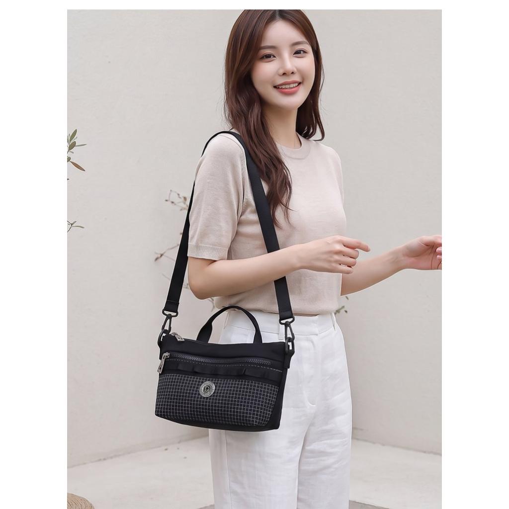 Shoulder Crossbody Handbag Women Oxford Multi Compartment Daily Commute