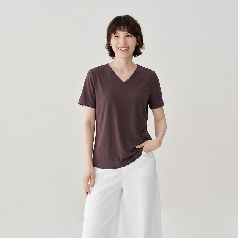 Feinikes Women s Cooling Quick-Dry V-Neck T-Shirt XL