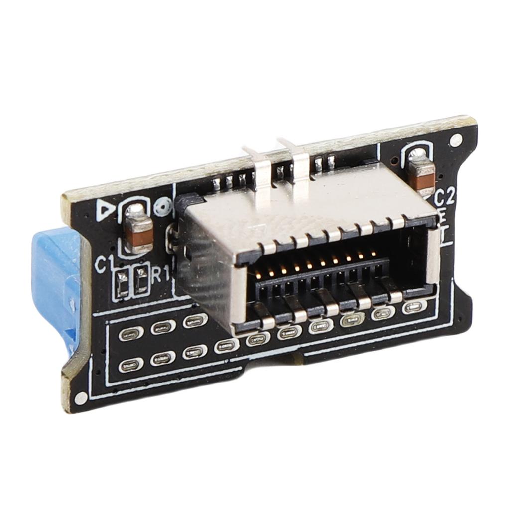 USB 3.0 Front 19PIN To 3.2 Type C Front Panel Header Type E Adapter 20 To 19 Pin Expansion Card for Computer Motherboard