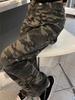 2025 Hong Kong New American High Street Camouflage Straight-Leg Jeans - European Women's Hip Hop Loose Wide-Leg Pants