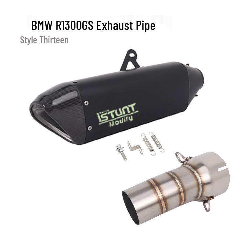 R1300GS ADV Exhaust Modification: Titanium Alloy Header, Mid-section, Tail Section