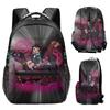 Cartoon Novelty Kpop Youthful School Bags Unisex Gacha Life Travel Bags 3D Print Oxford Waterproof Notebook Shoulder Backpacks