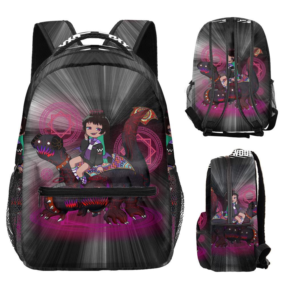 Cartoon Novelty Kpop Youthful School Bags Unisex Gacha Life Travel Bags 3D Print Oxford Waterproof Notebook Shoulder Backpacks
