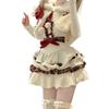 Santa Dress Cosplay Snowman Cute Christmas Lolita Outfit Costume [Cos Kingdom] Women's (XL)