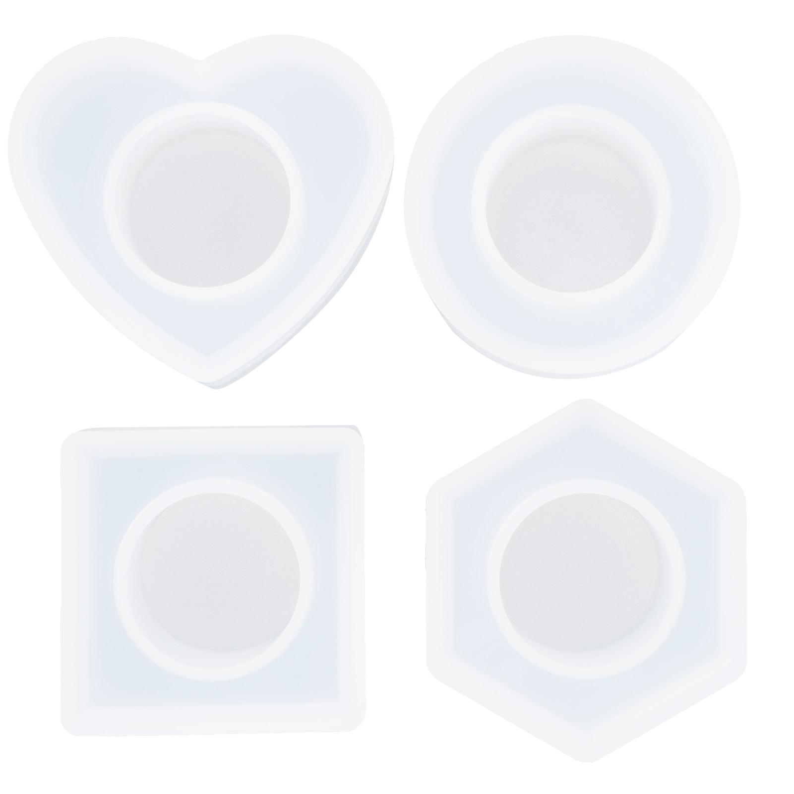 

Кристалл эпоксидная коробка для хранения формы DIY шестиугольная круглая квадратная пряжка для полотенец для столовой силиконовая форма