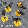 AEE2-Floor Tile Leveling System Clips Leveling Adjuster Kit For Tile Laying Fixing Wall Construction Tools