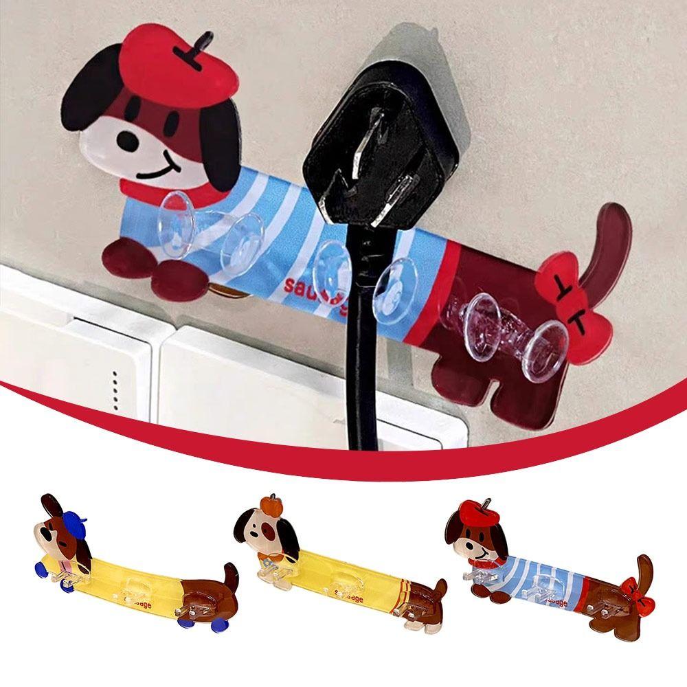 Wall Mounted Waterproof Plug Card Slot Storage Hook  Household Organizer Accessories