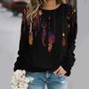 Women's Breathable Long-sleeved Casual Versatile Top Fashionable Comfortable Pullovers Long Sleeves Women’s