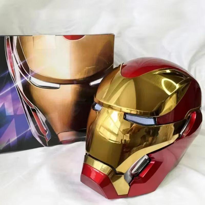 

2025 New Rc Iron Man Mk50 Wearable Cool Helmet Voice-Activated Deformation Around Figures Animation Derivatives Model Toy Gift