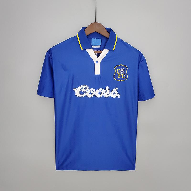 1213 Chelsea retro No. 8 Desailly, No. 25 Zola short-sleeve jersey, No. 9 Torres football jersey, Champions League jersey