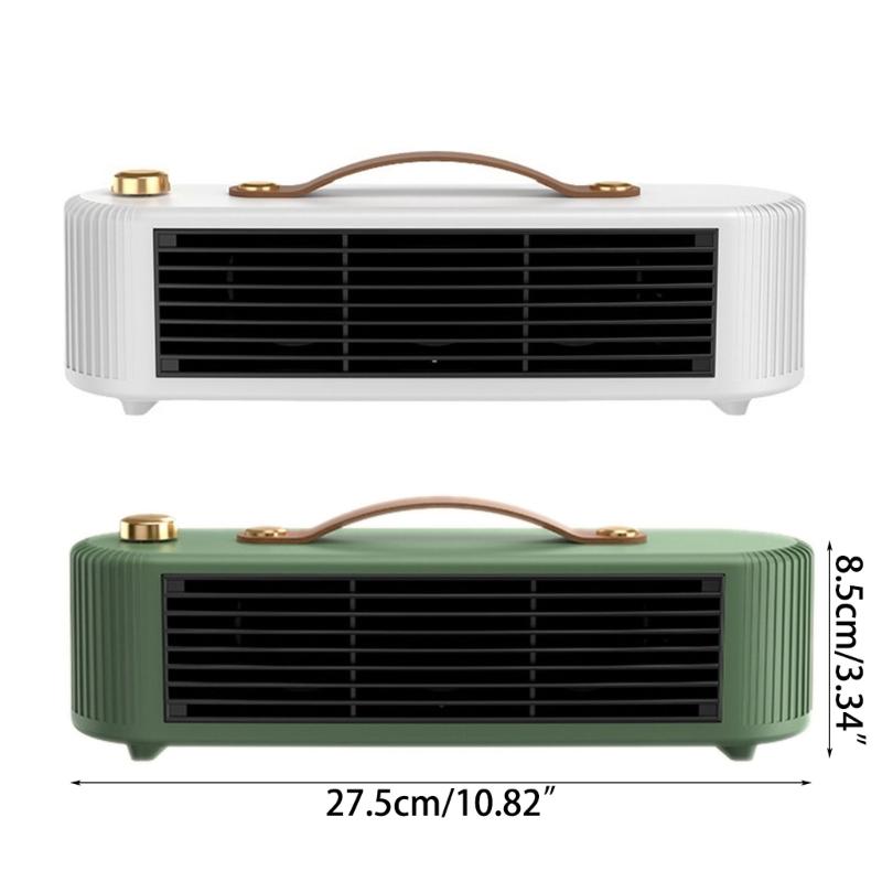 Space Heater Desktop Heater Fan for Home Bedroom Office Desk Indoor Use