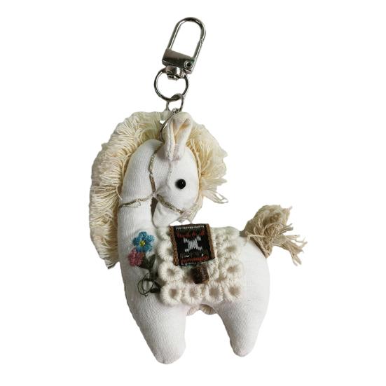 Breloc Pandantiv Geantă Bumbac In Cârlig Cal Farmec Vintage Rucsac Școlar Inel Chei Accesorii Geantă Portabile