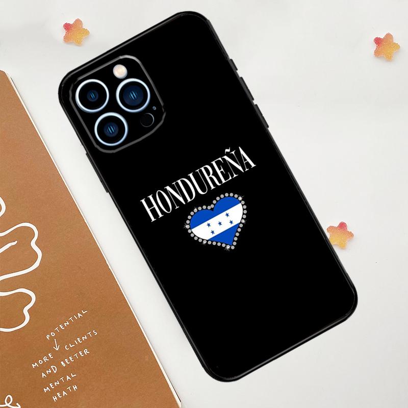 Honduras Flagge Handyhülle Für iPhone 15 16 14 13 12 11 Pro Max Mini Plus XS X XR Rückabdeckung