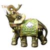 Figurka słonia Żywica Ogród Miniaturowe Rzemiosło Prezent Dekoracja na Pulpit Domu Żywe Miasto Mody Wystrój Domu