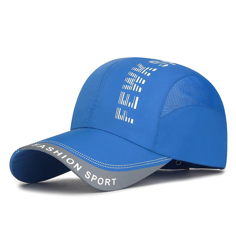 Spring Summer Spliced Mesh Sunscreen Quick-Drying Cap Men Breathable Travel Sunshade Baseball Cap