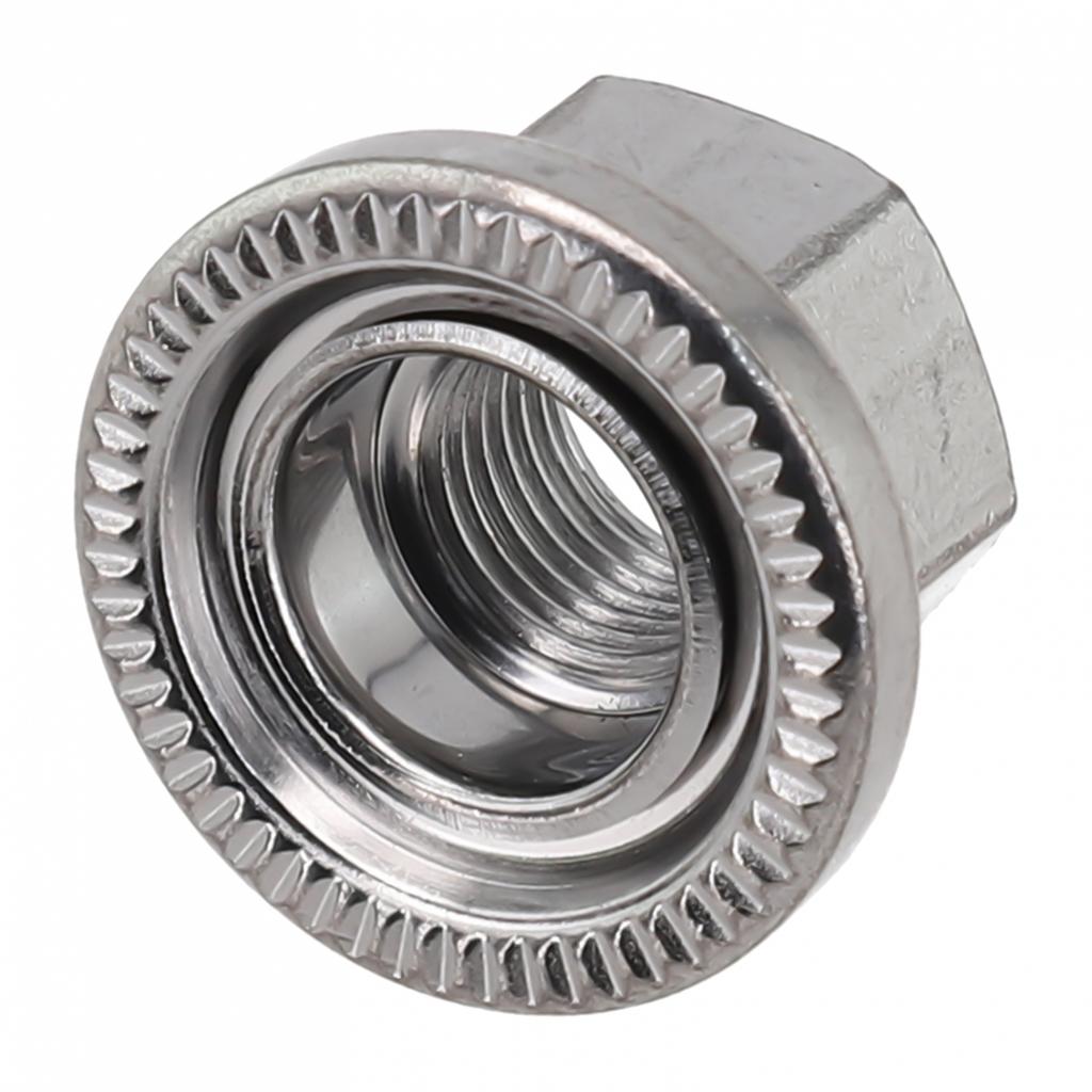 Bikes Crew Nut 3/8 Dark Silver M10 Screw Brand New