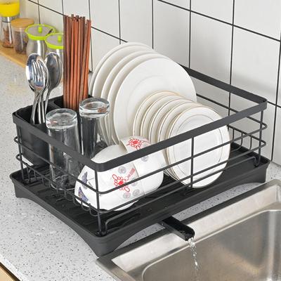 Dish Drainer with Draining Board, Removable Sink, Space Saving, Multifunctional, Easy To Assemble