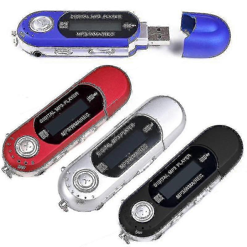 Mini Bærbar USB Digital MP3-spiller, Støtter TF SD-kort & FM-radio Hør på musikk