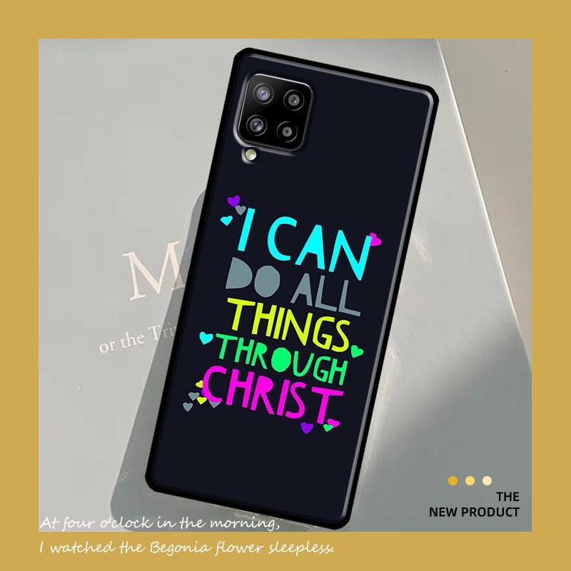 

Библейский стих Филиппийцам Иисус Христос чехол для Samsung Galaxy A54 A34 A53 A13 A32 A52 A14 A51 A71 A23 A33 A73 A12 A22 A21S Coque Samsung A24 4G