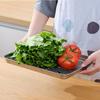 430 Stainless Steel Square Plate Drain Tray Oven Specific Barbecue Tray Mesh Frame Oil Drain and Vegetable Preparation Tray