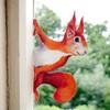 1PCS Peeping Squirrel Wall Decal, Woodland Stickers For Walls And Windows