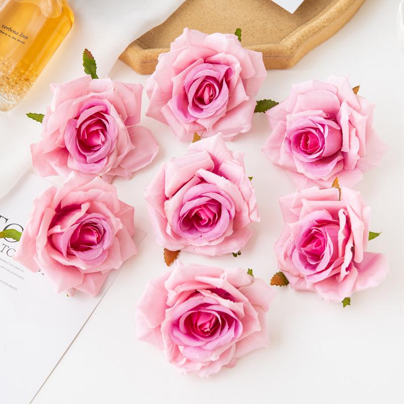 

Искусственный цветок Шелковая роза Домашняя ваза фестиваль вечеринка на открытом воздухе Садовая арка Декор Рождественский венок сделай сам подарок конфетница Свадебная брошь 10pcs розовый