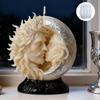 Romantic Sun & Moon Embrace Silicone Mold - Classic Day Night Design for Candles, Resin Plaster Crafts - Perfect Gift Home Decor