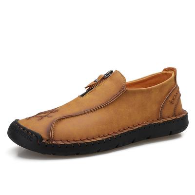 Mode Handgemaakte Heren Casual Leren Schoenen Outdoor Heren Zachtzool Rijschoenen Loafers