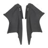 1 Pair Motorcycle Side Air Duct Cover Fairing Insert Black Left Right Fairing Deflector Cover for YZF R6 2003 to 2005