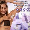 Long-Lasting Underarm Deodorant Balm Rose Aloe Vera Lavender Fresh Scent Odor Suppression Anti-Sweat Fast Drying Refreshing for Sports Dates Offices
