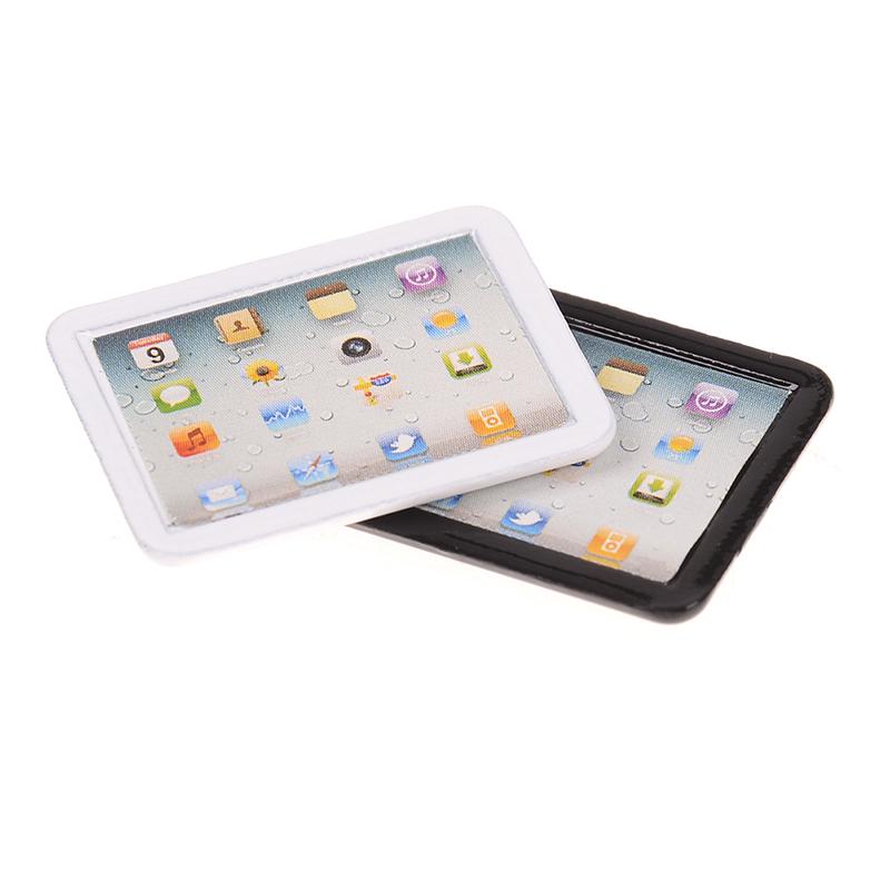 1:12 Laptop Computer Pad Toy Dollhouse Miniature Toy Kitchen Room Decoration