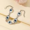 Gothic Acrylic Blue-eyed Evil Eye Bracelets  for Women Men Halloween Party Retro Amulet Vampire Scary Jewelry Accessories Gifts