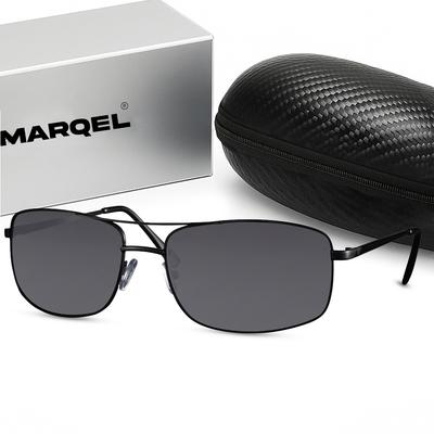 Premium Aviator Sunglasses for Men L6131 – UV400 Protection with Stylish Hard Case