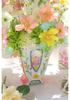 Nightingale and Rose Ceramic Vase: High-End Pastoral Flowers & Birds Ornament for Living Room