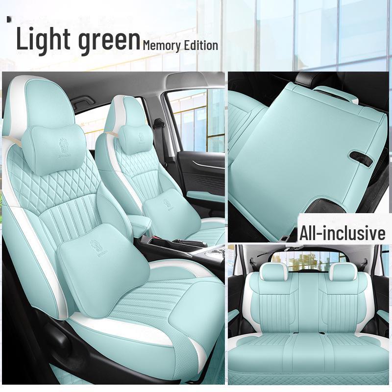 Geometric Kung Fu Niu Niu EX3 Leather Seat Cushion & Full Surround Cover