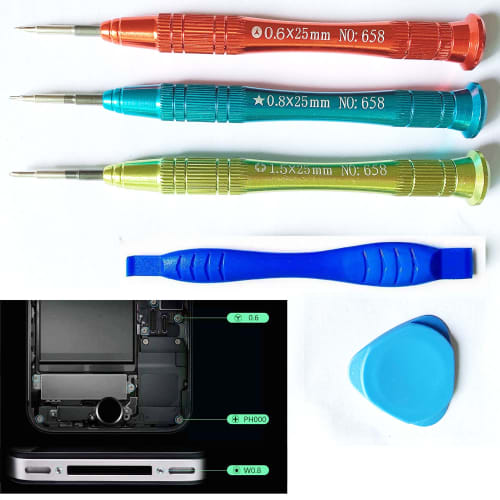 SKZIRI Precision Special Screwdriver for iPhone 11/XR Screwdriver S2 steel (5in1)