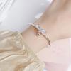 Bracelet Student Silver Bow Bell Bracelet Sweet Little Fresh Student Bracelet On the Run Princess Gift